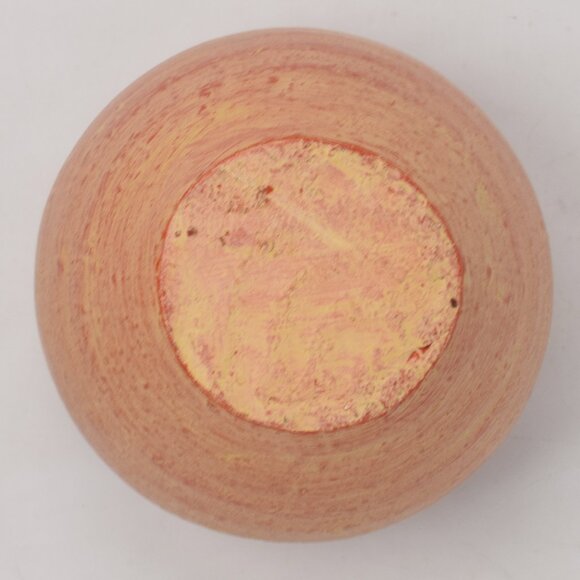 Pottery Ginger Jar Planter Pot Orange Vase Decor Stoneware Rustic Cottagecore - Picture 6 of 10